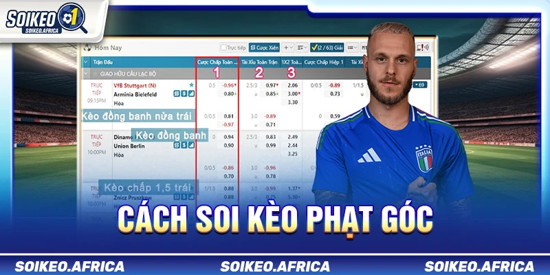 Cách soi kèo phạt góc